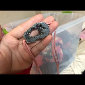 Geode wraparound bracelet/necklace